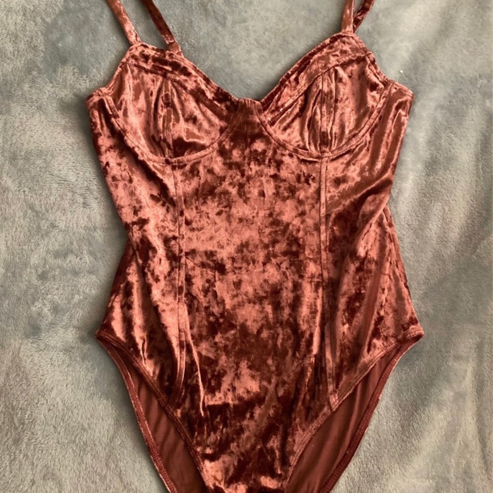 Forever 21 velvet bodysuit